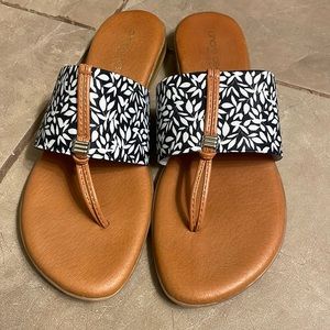 Andre Assous Navy Sandals
